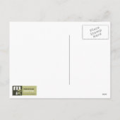 メリークリスマス.ヴィンテージクリスマス教会 シーズンポストカード (裏面)