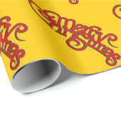 メリークリスマス – ヴィンテージクリスマス 文字デザイン ラッピングペーパー (ロールコーナー)