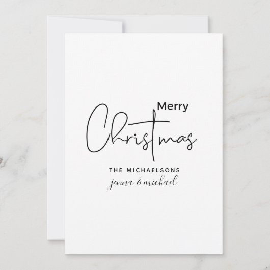 メリークリスマス |ヴィンテージサンタクロース (裏面)