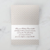 メリークリスマス.ヴィンテージサンタクロース シーズンカード (内部)