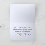 メリークリスマス.ヴィンテージスノイ絵画ヴィレッジ シーズンカード (内部)