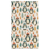 メリークリスマス | ヴィンテージペンギンクリスマス スモールペーパーバッグ (裏面)