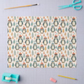 メリークリスマス | ヴィンテージペンギンクリスマス 薄葉紙 (クラフト)