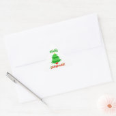メリークリスマス 三角形シール (封筒)