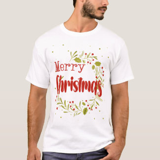 メリークリスマス、世界的な祝日の精神 Tシャツ
