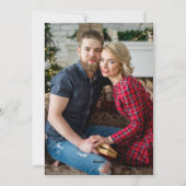 メリークリスマス | 休日のフローラ(写真バック付き) シーズンカード (裏面)