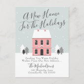 メリークリスマス |休暇のための新しい家 ポストカード (正面)