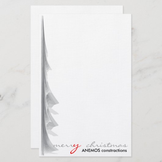 メリークリスマス 便箋 (正面/裏面)