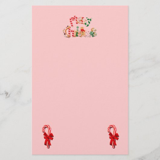 メリークリスマス 便箋 (正面)