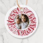 メリークリスマス |写真の追加 フェイバータグ (正面)