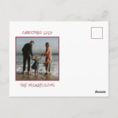 メリークリスマス |写真の追加 ポストカード (裏面)