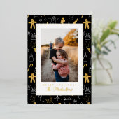 メリークリスマス | 写真を追加 箔シーズンカード (立ち正面)