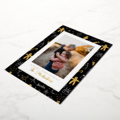 メリークリスマス | 写真を追加 箔シーズンカード (回転した状態)