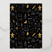 メリークリスマス | 写真を追加 箔シーズンカード (裏面)