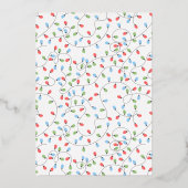 メリークリスマス | 写真を追加 箔シーズンカード (裏面)