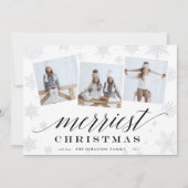 メリークリスマス |写真コラージュカード シーズンカード (正面)