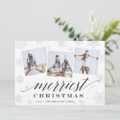 メリークリスマス |写真コラージュカード シーズンカード (スタンド正面)