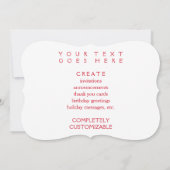 メリークリスマス《写真》ぼけ味ツリー灯 招待状 (裏面)