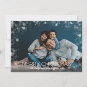メリークリスマス《写真》ぼけ味縁ど写真 シーズンカード (正面)