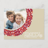 メリークリスマス – 写真 – ベリーリース シーズンポストカード (正面)