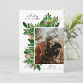 メリークリスマス.冬のフローラ シーズンカード (スタンド正面)
