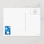 メリークリスマス | 冬の装飾スター シーズンポストカード (裏面)