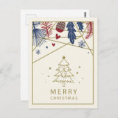 メリークリスマス |冬休み葉書 ポストカード (正面/裏面)