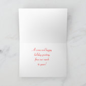 メリークリスマス – 冬馬ランチ シーズンカード (内部)