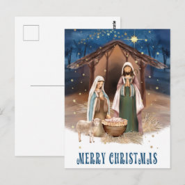 メリークリスマス.出生シー絵画ンズホリデー ポストカード