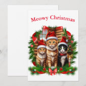 メリークリスマス 動物たち シーズンカード (正面/裏面)
