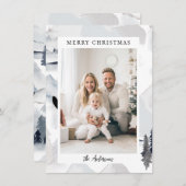 メリークリスマス!北欧シンプル写真 シーズンカード (正面/裏面)