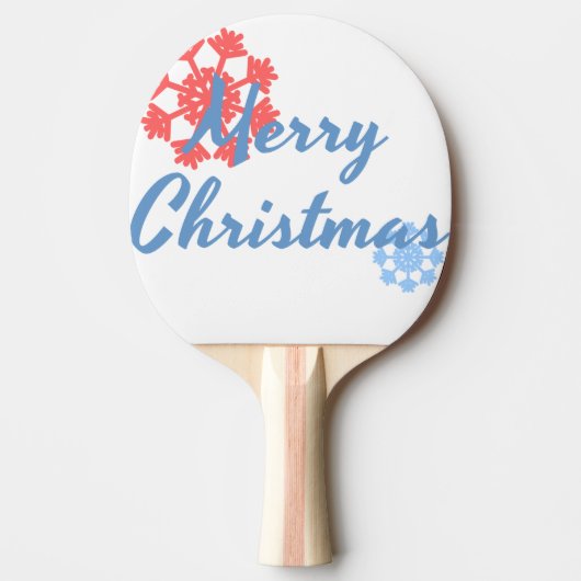 メリークリスマス 卓球ラケット (正面)