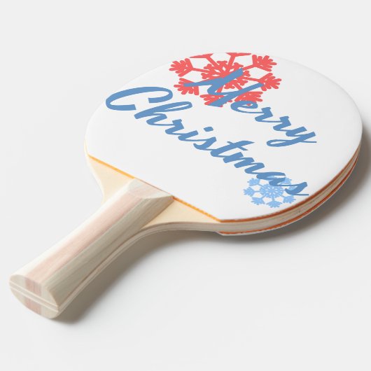 メリークリスマス 卓球ラケット (正面アングル)