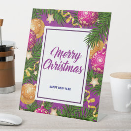 メリークリスマス 台座サイン