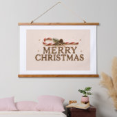 メリークリスマス 吊り下げ型タペストリー (寝室)
