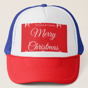 メリークリスマス 名前入り 名前入れ オーダーメイド ギフト キャップ