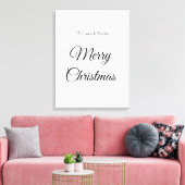 メリークリスマス 名前入り 名前入れ オーダーメイド ギフト キャンバスプリント (インサイチュ (リビング))