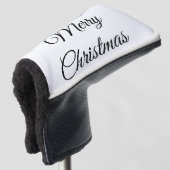 メリークリスマス 名前入り 名前入れ オーダーメイド ギフト ゴルフヘッドカバー (3/4 正面)