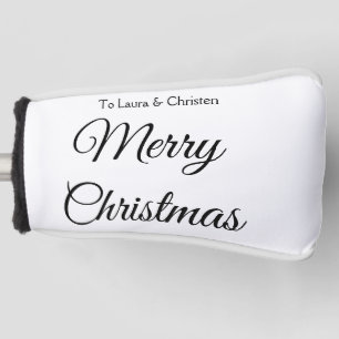 メリークリスマス 名前入り 名前入れ オーダーメイド ギフト ゴルフヘッドカバー