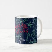 メリークリスマス 奇想天外な コーヒーマグカップ (正面右)