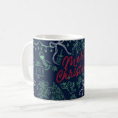 メリークリスマス 奇想天外な コーヒーマグカップ (正面左)