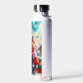 メリークリスマス!子供とサンタ ウォーターボトル (左面)