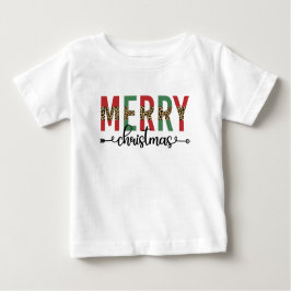 メリークリスマス 家族のクリスマス お祝い プレゼント ベビーTシャツ