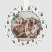 メリークリスマス 家族写真 オーナメント (正面)