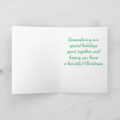 メリークリスマス **従兄弟**   カード (内部)