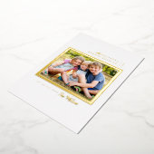 メリークリスマス | 感謝の心で喜びに満ちて 箔シーズンカード (回転した状態)