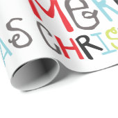 メリークリスマス |折り返し紙 ラッピングペーパー (ロールコーナー)