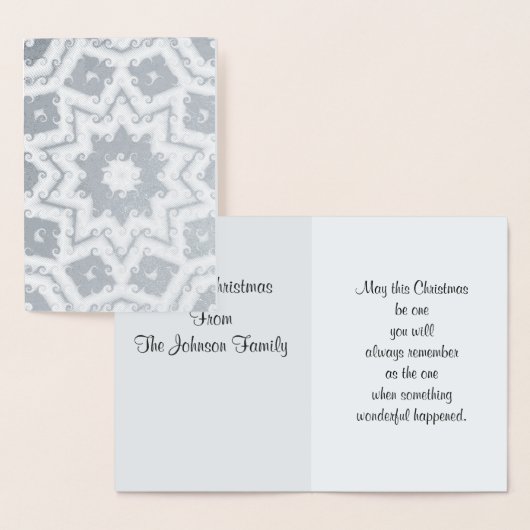 メリークリスマス、抽象的な星 箔カード (ディスプレー)