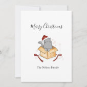 メリークリスマス 招待状 (正面)