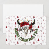 メリークリスマス 招待状 (正面/裏面)